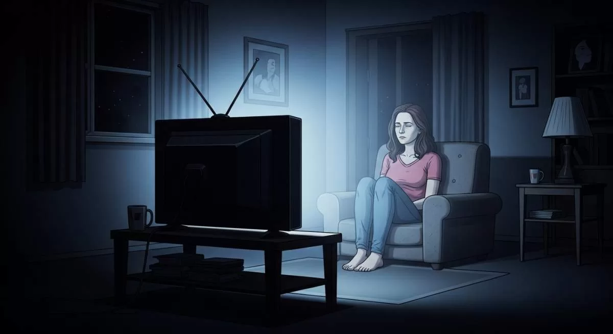 Televizyon karsisinda zihinsel donukluk